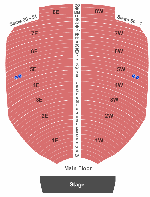 Des Moines Civic Center Les Miserables Seating Chart